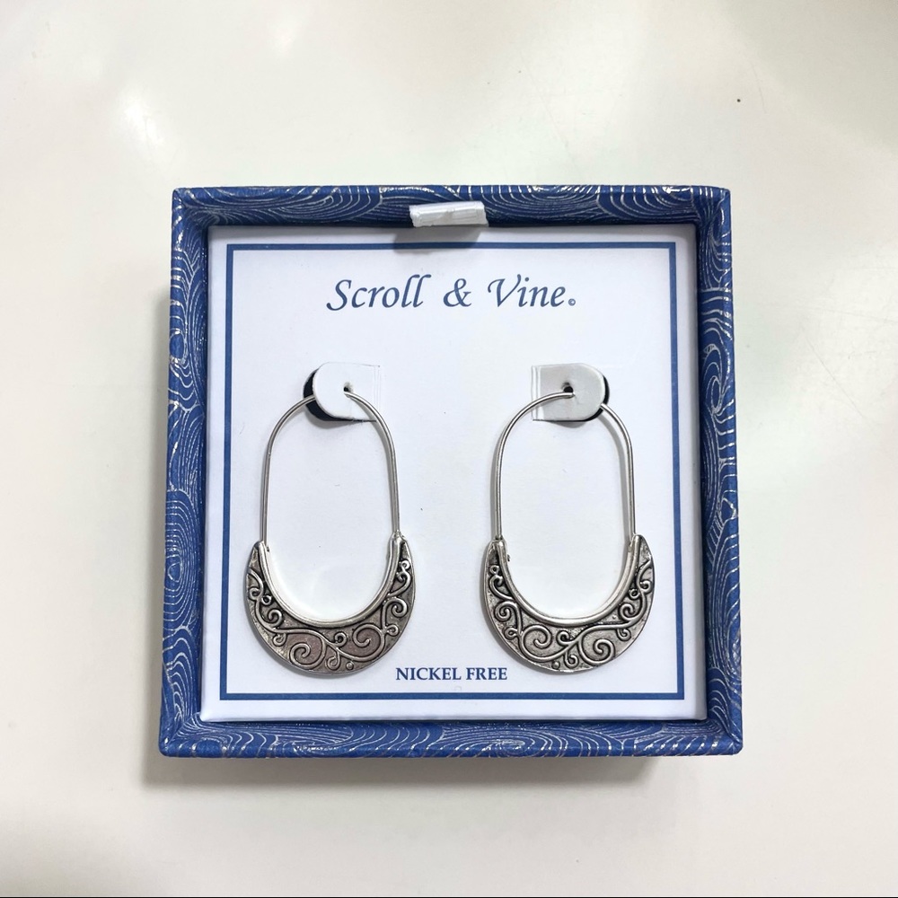 Authentic Scroll & Vine earrings